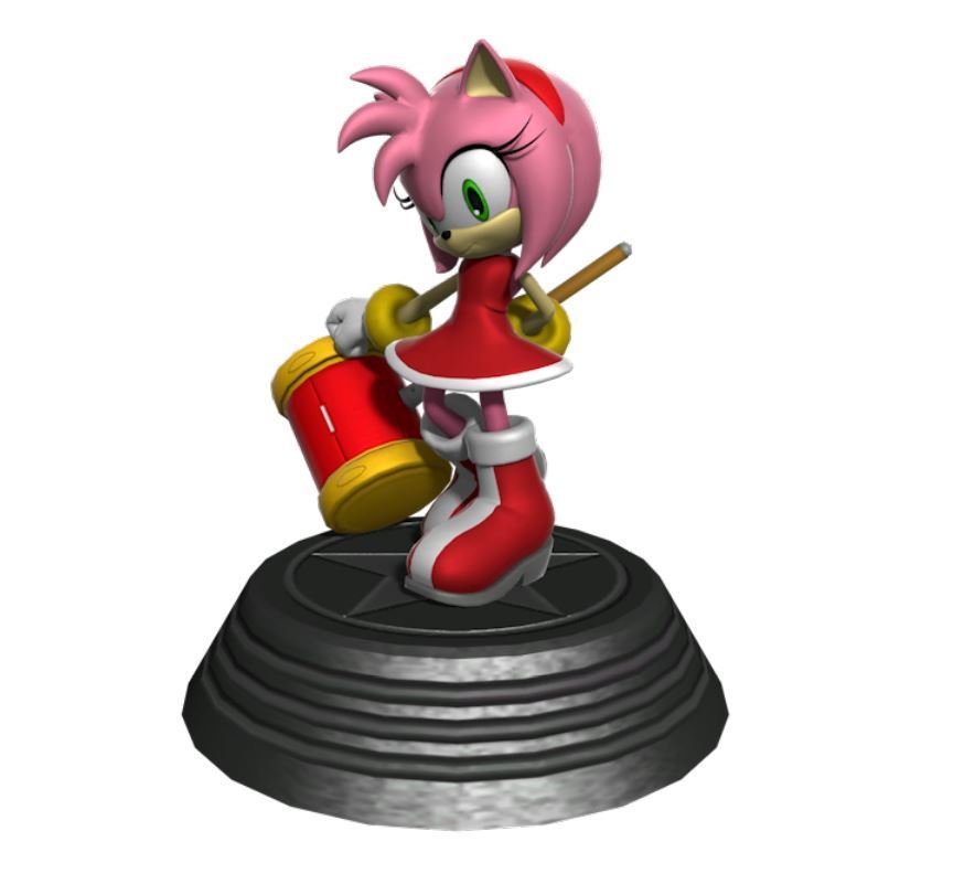 Free STL file Amy rose statue 🌹・3D print design to download・Cults